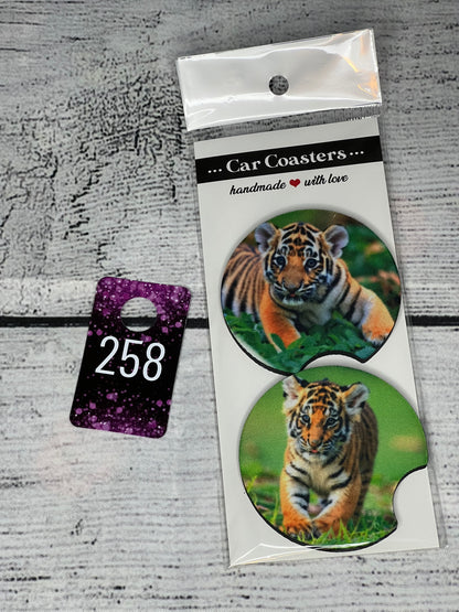 Car Coasters-Animals