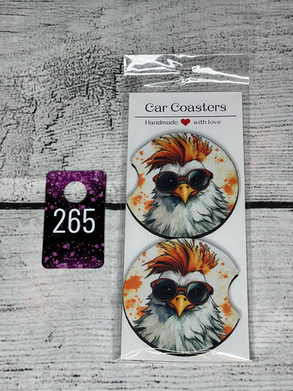 Car Coasters-Animals