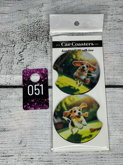 Car Coasters-Animals