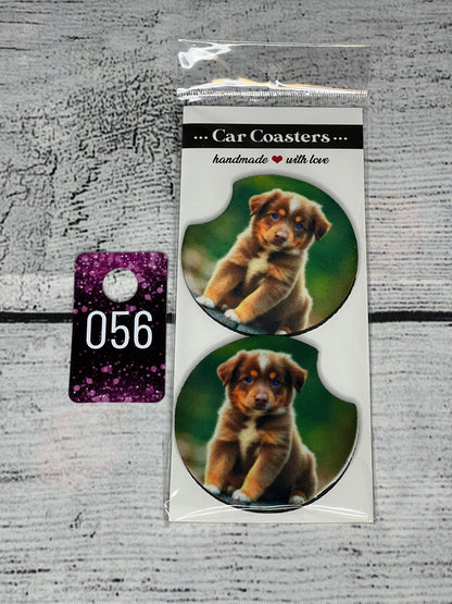 Car Coasters-Animals