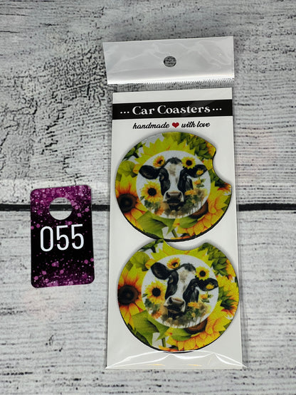 Car Coasters-Animals