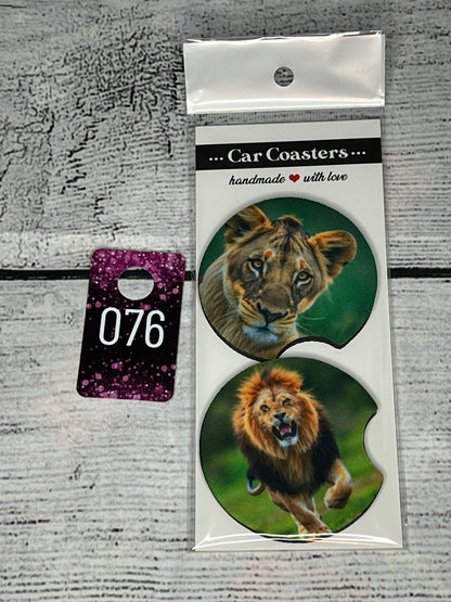 Car Coasters-Animals
