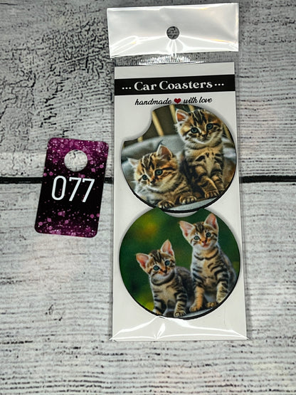 Car Coasters-Animals