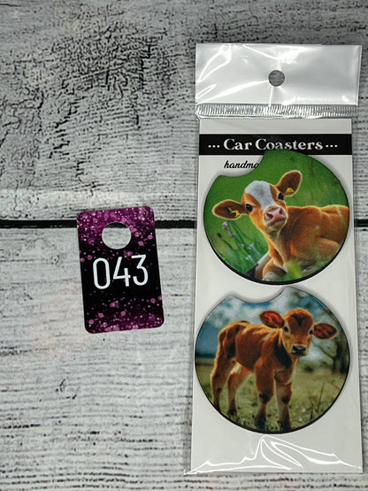 Car Coasters-Animals