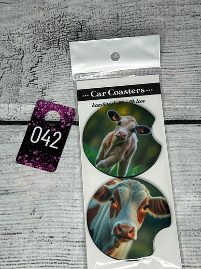 Car Coasters-Animals