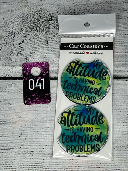 Car Coasters-Sayings