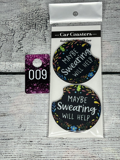 Car Coasters-Sayings