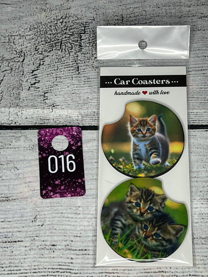 Car Coasters-Animals