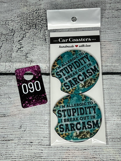 Car Coasters-Sayings
