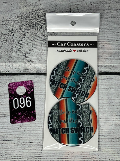 Car Coasters-Sayings