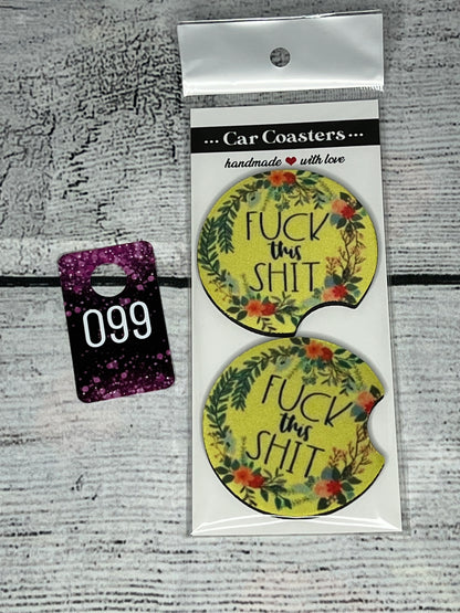 Car Coasters-Sayings