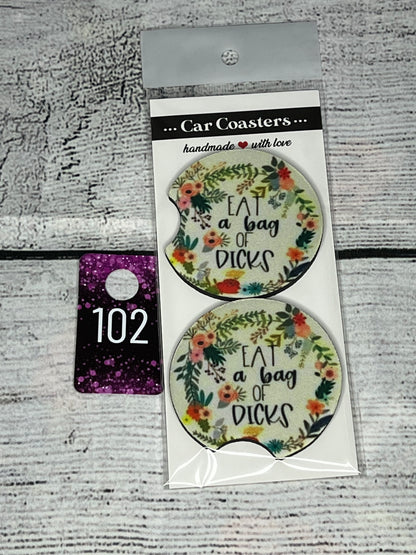 Car Coasters-Sayings