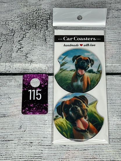 Car Coasters-Animals