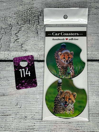 Car Coasters-Animals