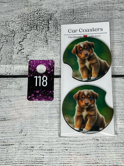Car Coasters-Animals