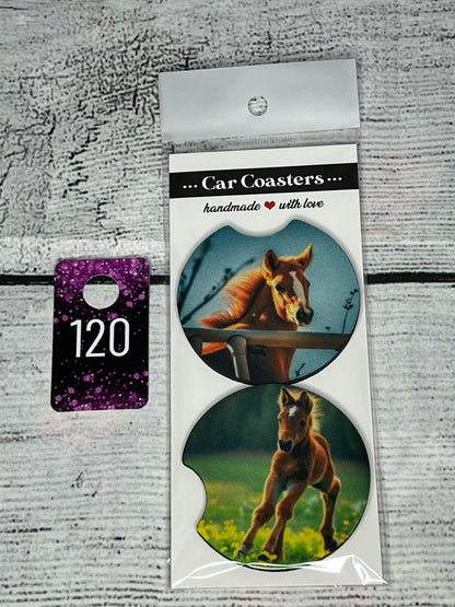 Car Coasters-Animals