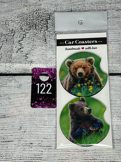 Car Coasters-Animals