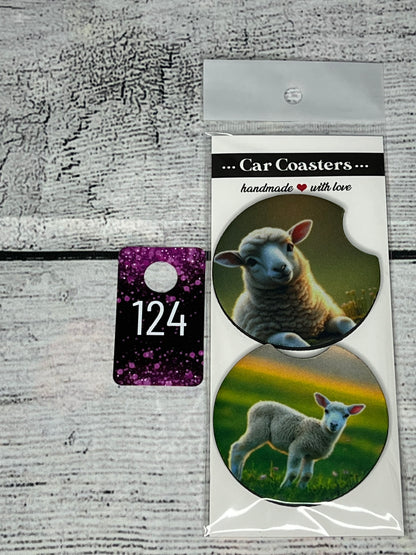 Car Coasters-Animals