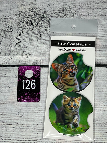 Car Coasters-Animals