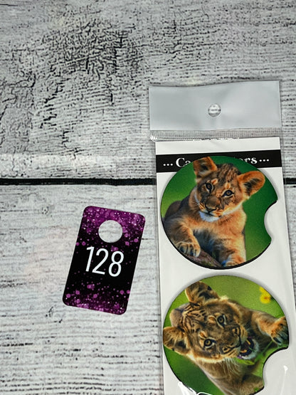 Car Coasters-Animals