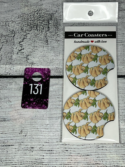 Car Coasters-Animals