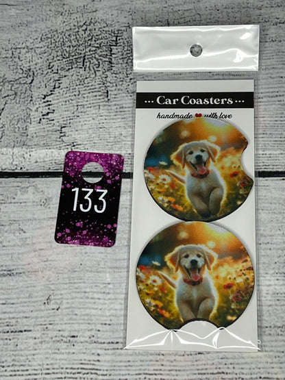 Car Coasters-Animals
