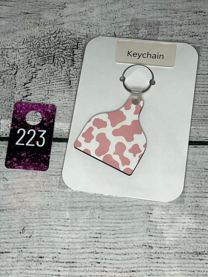 Cow Keychain