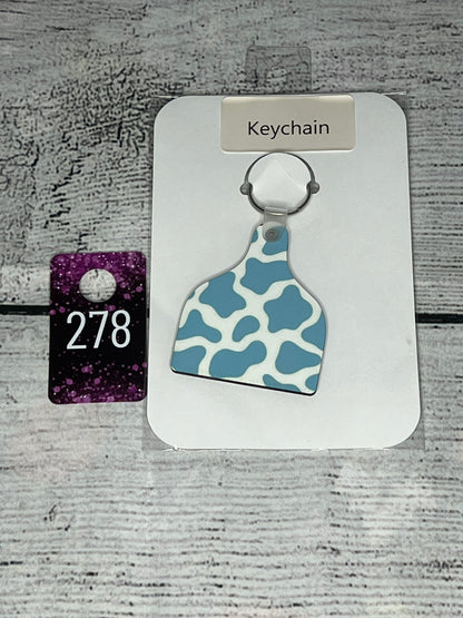 Cow Keychain