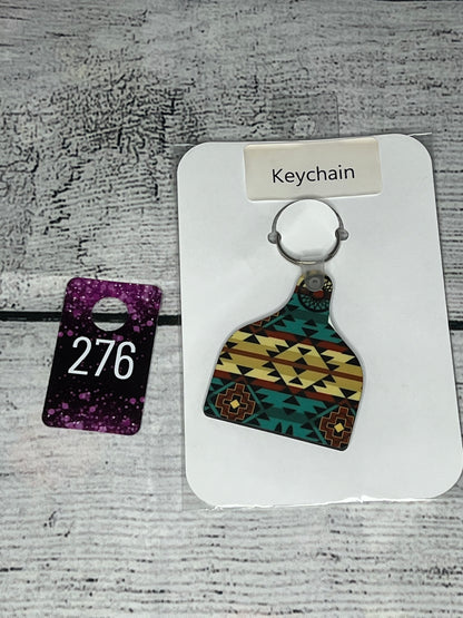 Cow Keychain