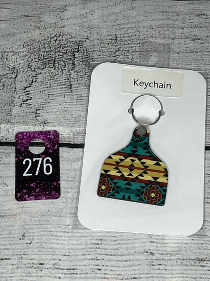 Cow Keychain